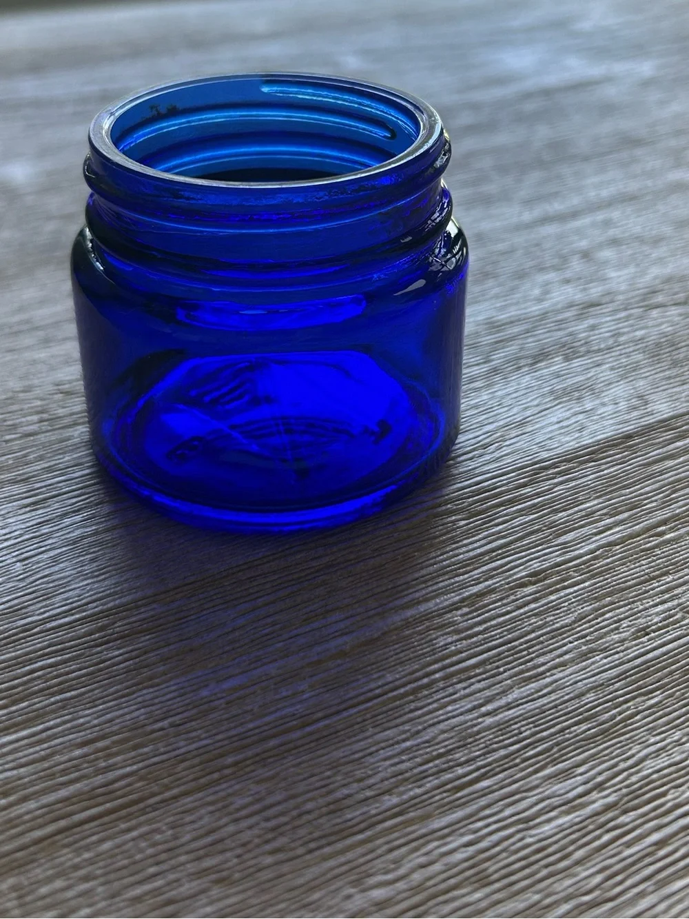 Antique noxzema cobalt